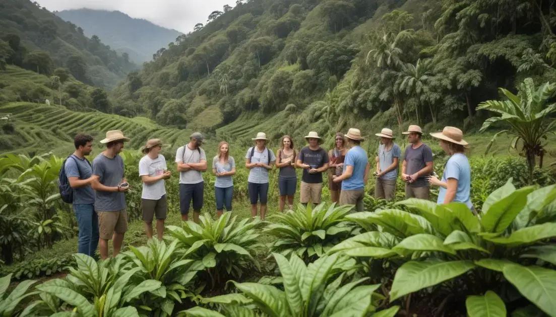 Sustainable practices in coffee tourism
