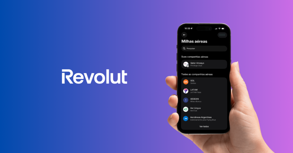 Revolut amplia parceiros e libera 5.000 pontos ao abrir conta em 2026 Revolut amplia parceiros e libera 5.000 pontos ao abrir conta em 2026